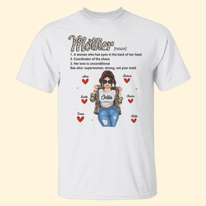 Mother Definition - Personalized Shirts - Gift For Mother - Cool & Badass Woman - Shirts - GoDuckee