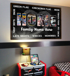 Dirt Track Racing - Custom Racing Photo Poster - HOME - Poster & Canvas - GoDuckee