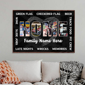 Dirt Track Racing - Custom Racing Photo Poster - HOME - Poster & Canvas - GoDuckee