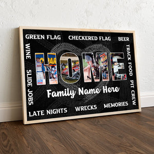 Dirt Track Racing - Custom Racing Photo Poster - HOME - Poster & Canvas - GoDuckee