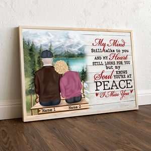 Personalized Memories Of Dad in Heaven Poster - My Heart Still Look For You, I Miss You - Poster & Canvas - GoDuckee