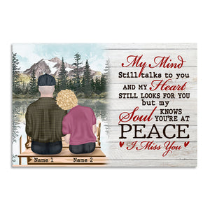 Personalized Memories Of Dad in Heaven Poster - My Heart Still Look For You, I Miss You - Poster & Canvas - GoDuckee