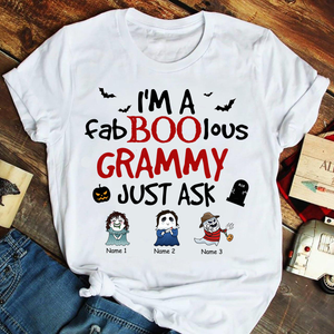 Personalized Gifts For , I'm A Fab-boo-lous Grandma Just Ask - Custom Boo Shirts - Shirts - GoDuckee