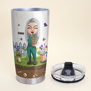 Gardening Comes In Handy When You Need To Hide The Bodies Personalized Tumbler Cup Gift For Gardener - Tumbler Cup - GoDuckee