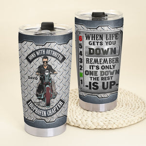 Sons Of Arthritis Ibuprofen Chapter Personalized Biker Tumbler Gift For Him - Tumbler Cup - GoDuckee