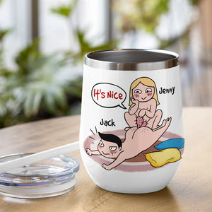 I Just Want To Touch Your Dick All The Time - Personalized Funny Couple Mug - Gift For Couple - Coffee Mug - GoDuckee