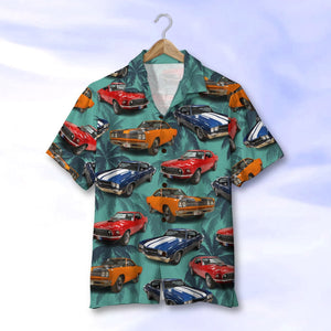 Classic Car Custom Car Image Hawaiian Shirt - Summer Gift - Hawaiian Shirts - GoDuckee