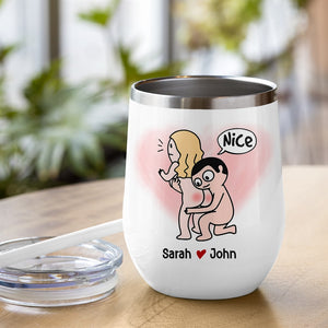 You're Always In My Inappropriate Thoughts - Personalized Couple Mug - Gift For Couple - Coffee Mug - GoDuckee