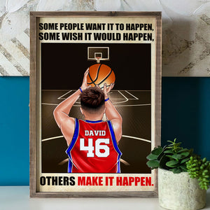 Personalized Basketball Boy Poster - Others Make It Happen - Poster & Canvas - GoDuckee