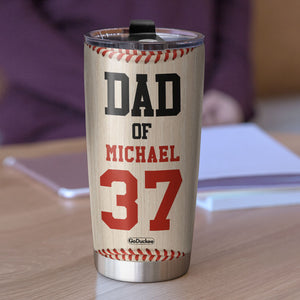 Personalized Baseball Player Tumbler - How Is It Possible - Baseball Player Back View - Tumbler Cup - GoDuckee