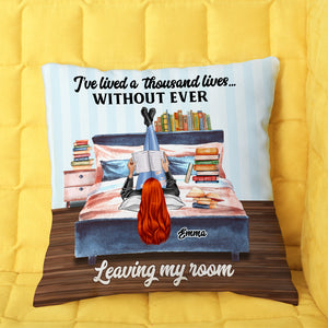 Book Girl I've Lived A Thousand - Personalized Pillow - Pillow - GoDuckee
