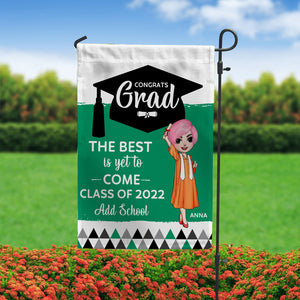 Personalized Graduation Flag - Congrats Grad gdt2104 - Flag - GoDuckee