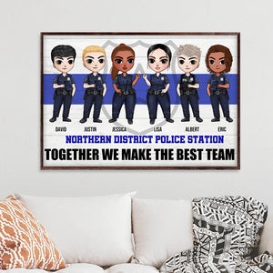 Personalized Police Team Poster - We Make The Best Team - Poster & Canvas - GoDuckee