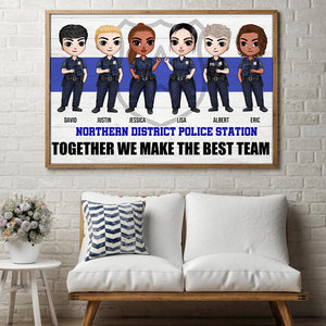 Personalized Police Team Poster - We Make The Best Team - Poster & Canvas - GoDuckee