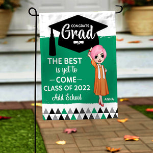 Personalized Graduation Flag - Congrats Grad gdt2104 - Flag - GoDuckee