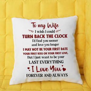 Personalized Old Couple Pillow - I Want To Hold Your Hand At 80 - Pillow - GoDuckee
