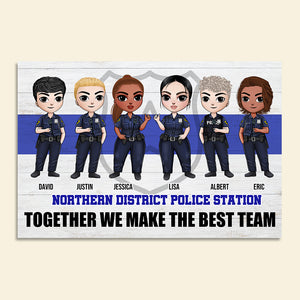 Personalized Police Team Poster - We Make The Best Team - Poster & Canvas - GoDuckee