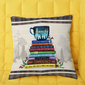Outlander Bookstack Go Tell The Bees - Personalized Pillow - Gift for Fans - Pillow - GoDuckee