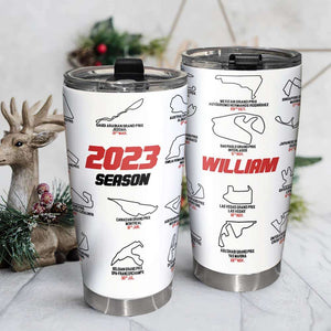 Racing F1 2023 Season, Personalized Tumbler - Tumbler Cup - GoDuckee