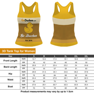 Cruising Duck Happy Cruising Time, Women Tank Top, Gifts for Cruising Lovers - AOP Products - GoDuckee