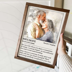 Couple Photo Personalized Canvas Poster - Poster & Canvas - GoDuckee