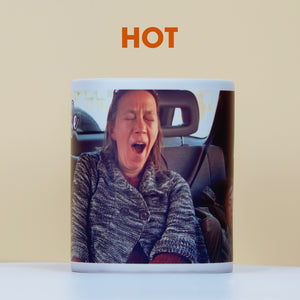 Mom & Daughter/Son - Custom Photo Magic Mug - Magic Mug - GoDuckee
