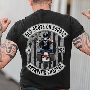 Old Coots On Scoots Arthritis Chapter Personalized Biker Shirt, Gift For Biker - Shirts - GoDuckee