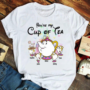 You're My Cup Of Tea Personalized Mom Shirt, Gift For Family - Shirts - GoDuckee