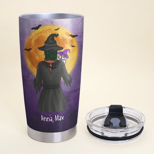 Personalized Dog Mo Tumbler - Five Things You Should Know About This Witch Dog Mom - Tumbler Cup - GoDuckee