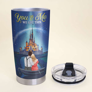 The Day I Met You I Found My Missing Piece Personalized Couple Tumbler - Tumbler Cup - GoDuckee