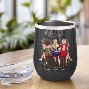 Bar Crawl, Personalized Tumber, Gift For Drinking Friends - Wine Tumbler - GoDuckee