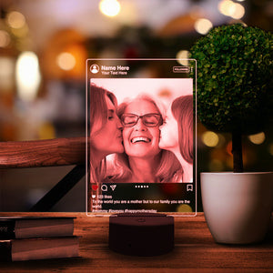 You Are The World - Personalized Led Night Light - Gift For Mom/Dad - Led Night Light - GoDuckee