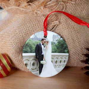 Where It All Began Personalized Map Ceramic Ornament, Christmas Gift For Couple - Ornament - GoDuckee