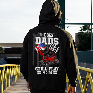 The Best Dad Still Play In Dirt Personalized Dirt Track Racing Dad Shirt - Shirts - GoDuckee