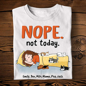 Dog Nope Not Today - Personalized Shirts - Shirts - GoDuckee