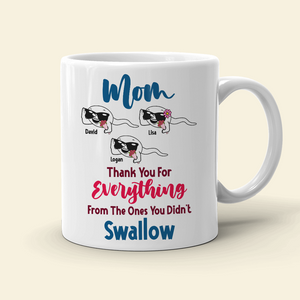Mom Thank You For Everything Personalized Mug, Gift For Mother - Coffee Mug - GoDuckee