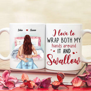 I Love To Wrap Both My Hand Personalized White Mug - Coffee Mug - GoDuckee