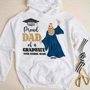 Proud Family Of A Graduate, Graduate T-shirt Hoodie Sweatshirt - Shirts - GoDuckee