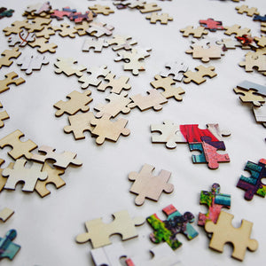 God Bless This Home - Personalized Wood Puzzle - Wood Sign - GoDuckee