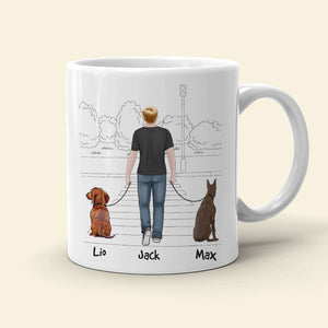 You Are The Best Dog Dad Ever, Personalized Coffee Mug, Father's Day Gift, Gift For Dog Lovers - Coffee Mug - GoDuckee