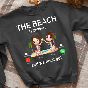 The Beach Is Calling, Personalized Shirt, Gift For Summer Friends 02NTLH060223HH - Shirts - GoDuckee