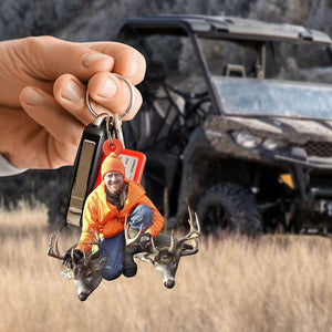 Hunting Trip, Personalized Keychain - Upload Hunting Image - Keychains - GoDuckee