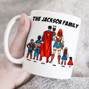 We're Not Just A Family We're A Team Personalized White Mug - Coffee Mug - GoDuckee