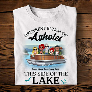 Pontoon This Side Of The Lake - Personalized Shirts - Shirts - GoDuckee