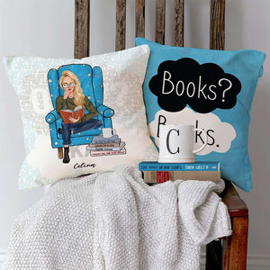 Book Lover Personalized Pillow 03HUHN080323TM - Pillow - GoDuckee