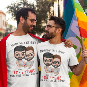 Annoying Each Other And Still Going Strong - Personalized Shirts - Gift For Couples - Shirts - GoDuckee