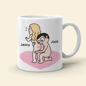 I Love You for Who You Are But That Butt Sure is A Bonus - Personalized Butt Couple Mug - Gift For Couple - Coffee Mug - GoDuckee
