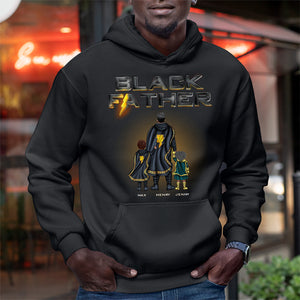 Black Father Personalized Shirt, Gift For Family - Shirts - GoDuckee