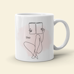 I'm Reading, Reading Book White Mug Gift - Coffee Mug - GoDuckee
