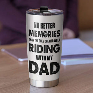 Personalized Tumbler, Father and son, Father and daughter, My Favorite Riding Buddies Call me Dad - Tumbler Cup - GoDuckee